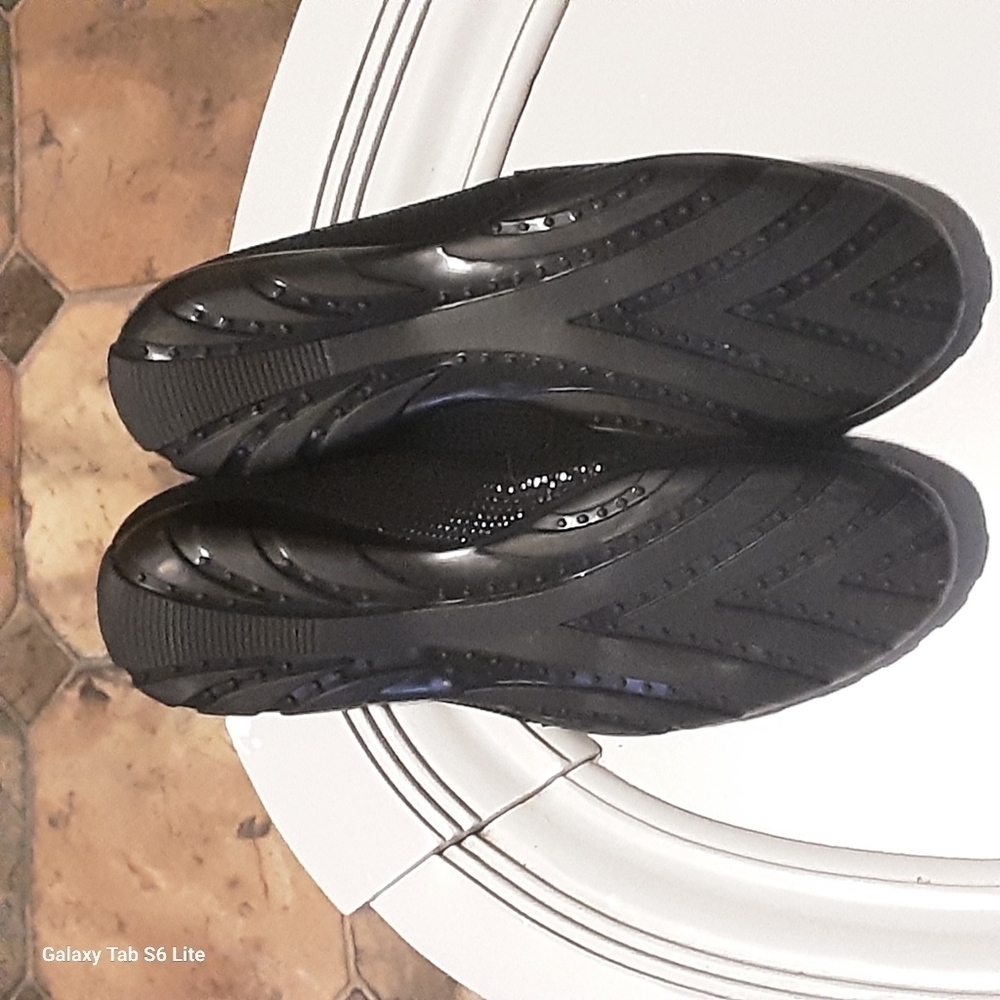 VANELI SPORT WOMEN'S SHOES .SIZE 9W. Elegant Blac Loafers - Picture 5 of 7